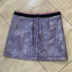 Juicy Couture Girls metallic mini skirt sz 8